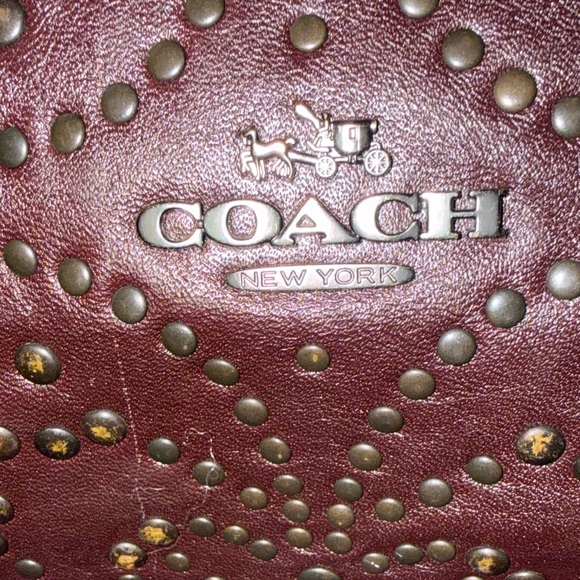 Coach Studded Leather Bag - Picture 2 of 9